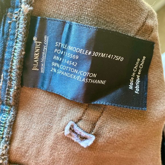 Blank NYC COLORED 5 POCKET JEANS - Picture 10 of 10